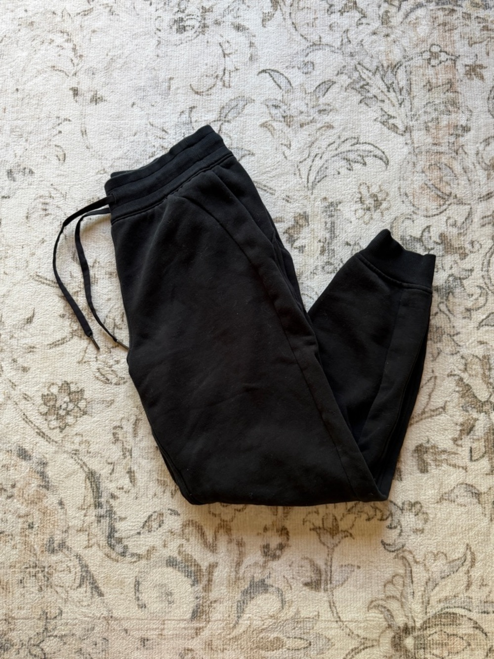 lululemon athletica Kids Black Jogger Sweatpants with Drawstring